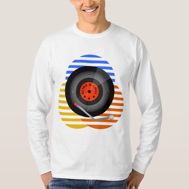 Retro Record T-Shirt (Vorderseite)
