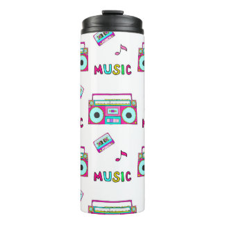 Retro-Recorder-Band nahtlos Thermosbecher