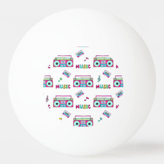 Retro-Recorder-Band nahtlos Tischtennisball