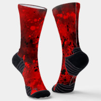 Retro Red & Black Paint Spritzer