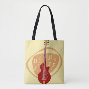 Retro Red Cool Guitar Tasche