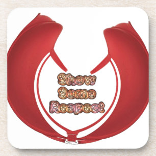Retro Red Hakuna Matata Geschenke zeigen etwas Res Getränkeuntersetzer
