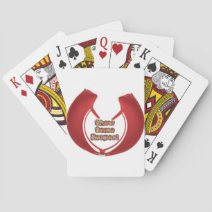 Retro Red Hakuna Matata Geschenke zeigen etwas Res Spielkarten