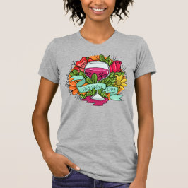 Retro Red Wine Day, fruchtiger Blumenwein T-Shirt