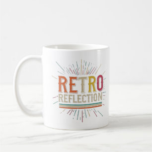 "Retro-Reflektion" Vintag Inspiriert Kaffeetasse