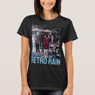 Retro-Regen-Gemälde von Alfred Fox T-Shirt
