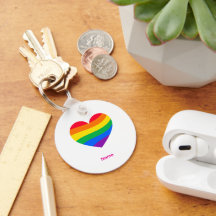 Retro-Regenbogen-Herz - Süße farbenfrohe abstrakte