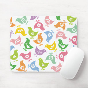 Retro Regenbogen-Küken Lustiges Muster Individuell Mousepad