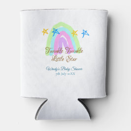 Retro Regenbogen winzige kleine Sterne Baby sh Dosenkühler