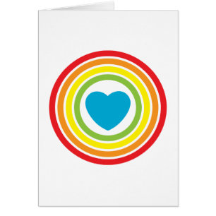 Retro-Regenbogenkreise