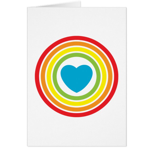 Retro-Regenbogenkreise (Vorne)
