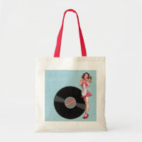 Retro RekordPin-up-Girl