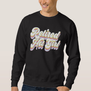 Retro Remüde Hot Girl Bridal Junggeselinnen-Abschi Sweatshirt