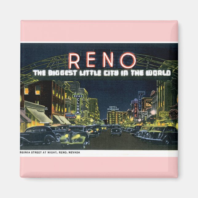 Retro Reno Magnet (Vorne)