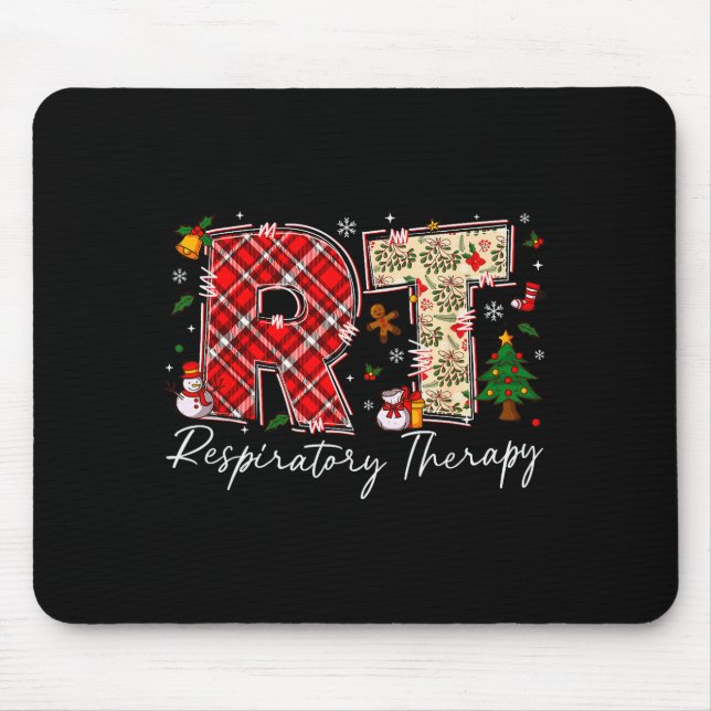 Retro-Respiratorische Therapie Rt Santa Weihnachts Mousepad (Vorne)