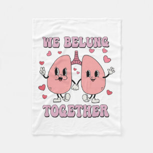 Retro Respiratorische Therapie rt Valentine We Bel Fleecedecke