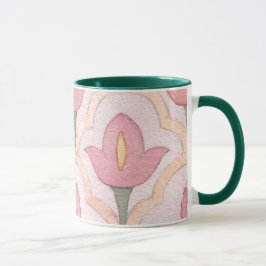 Retro-Retro für die künstlerische Antike, dunkelgr Tasse