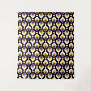 Retro-, Retro-Ziertapeten Wandteppich