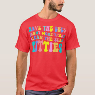 Retro Rettete die Bienen - Rettete die Bienen Pfla T-Shirt