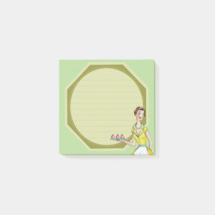 Retro Rezept-Bestandteil-Anmerkungen Post-it Klebezettel