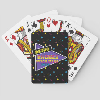 Retro Rhodes Pride Days 2024 Kartenspielen Spielkarten