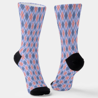 Retro rhombic pattern.  socken
