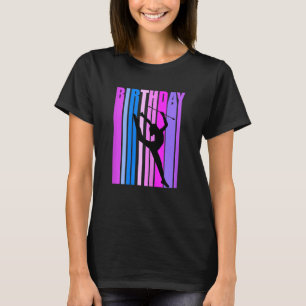 Retro Rhythmische Gymnastik Frauen Baton Twirling  T-Shirt