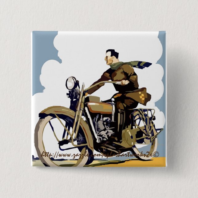 "Retro Ride" Button (Vorderseite)