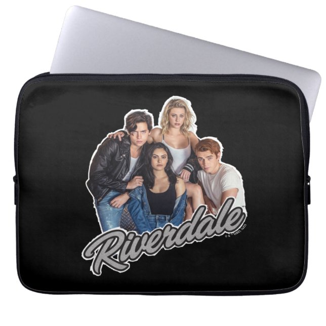 Retro Riverdale Group Graphic Laptopschutzhülle (Vorderseite)