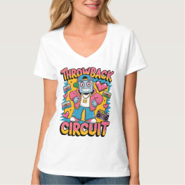Retro Robot 90er-Jahre Hip Hop Design - Fun Cartoo T-Shirt