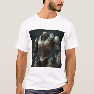 Retro Robot Revolution: futuristische Grafik T-Shirt