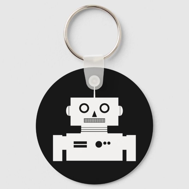 Retro Robot Shape Schlüsselanhänger (Vorderseite)