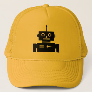 Retro Roboter-Form-Hut Truckerkappe