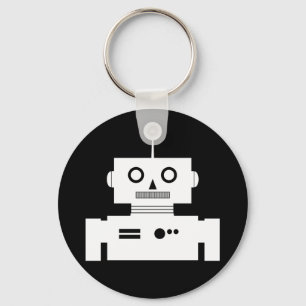 Retro Roboter-Form-Schlüsselanhänger Schlüsselanhänger