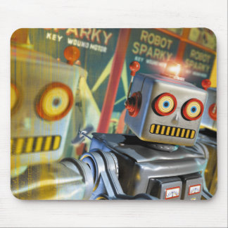 Retro Roboter Mousepad