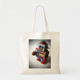 Retro Roboter-Taschentasche Tragetasche