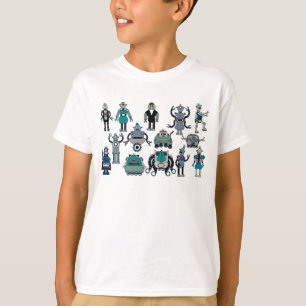 Retro Roboterliebhaber für Kinder! Spaß, niedlic T-Shirt
