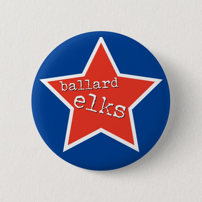 Retro Rock Elks Button (Vorderseite)