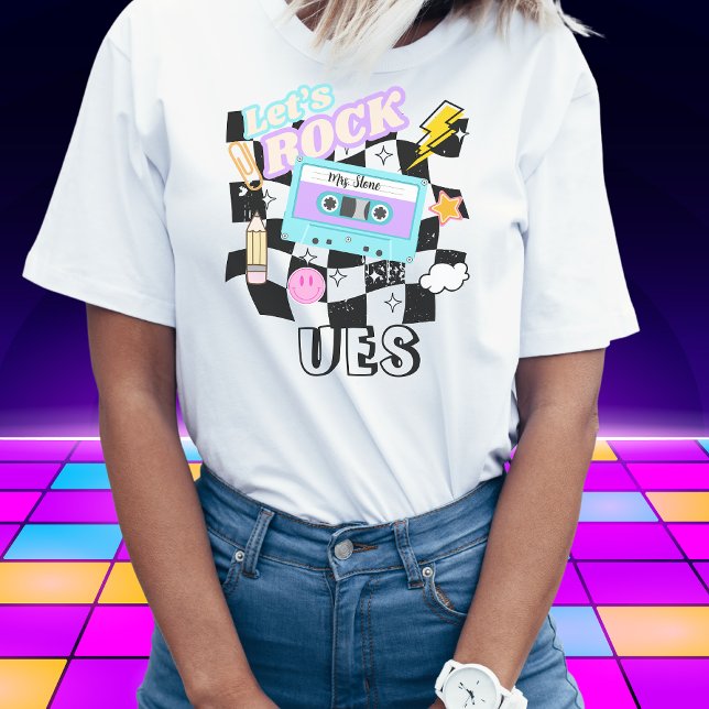 Retro Rock Music Teacher TShirt (Von Creator hochgeladen)