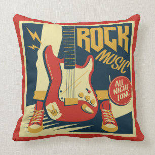 Retro Rock Music Wurfkissen Kissen
