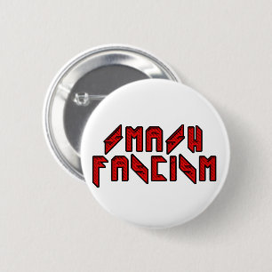 Retro Rocker - Schmutz Faschismus Button