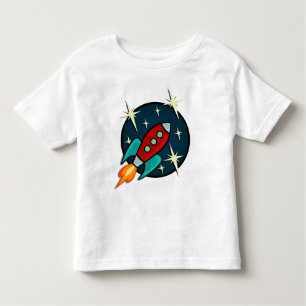 RETRO ROCKET-SCHIFFS-KLEINKIND-T - SHIRT