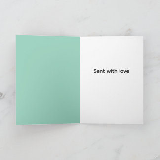 Retro rockin rabbit greeting  karte