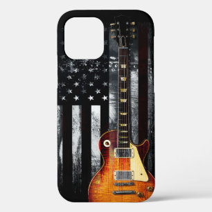Retro Rock'n'Roll American Flag Guitar Case-Mate iPhone Hülle