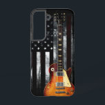 Retro Rock'n'Roll American Flag Guitar Samsung Galaxy Hülle<br><div class="desc">Rock deine Freiheit mit Stolz!!</div>