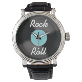 Retro Rock'n'Roll Record Watch-Geschenk Armbanduhr