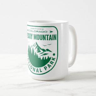 Retro Rocky Mountain Nationalpark Colorado Wandern Kaffeetasse