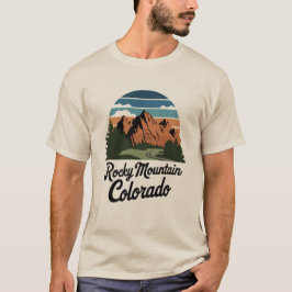 Retro Rocky Mountain Nationalpark T-Shirt