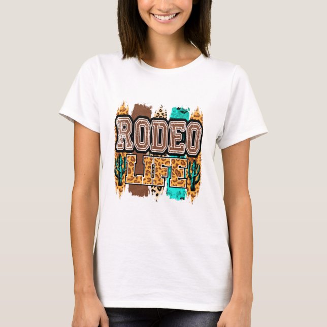 Retro Rodeo Life T-Shirt (Vorderseite)