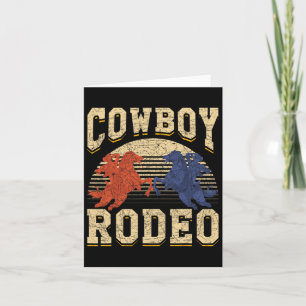 Retro Rodeo Texas Western Reitstrecke Karte